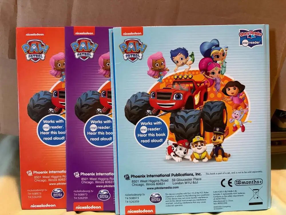 Nickelodeon PAW Patrol Me Reader Story Books Set of 3
